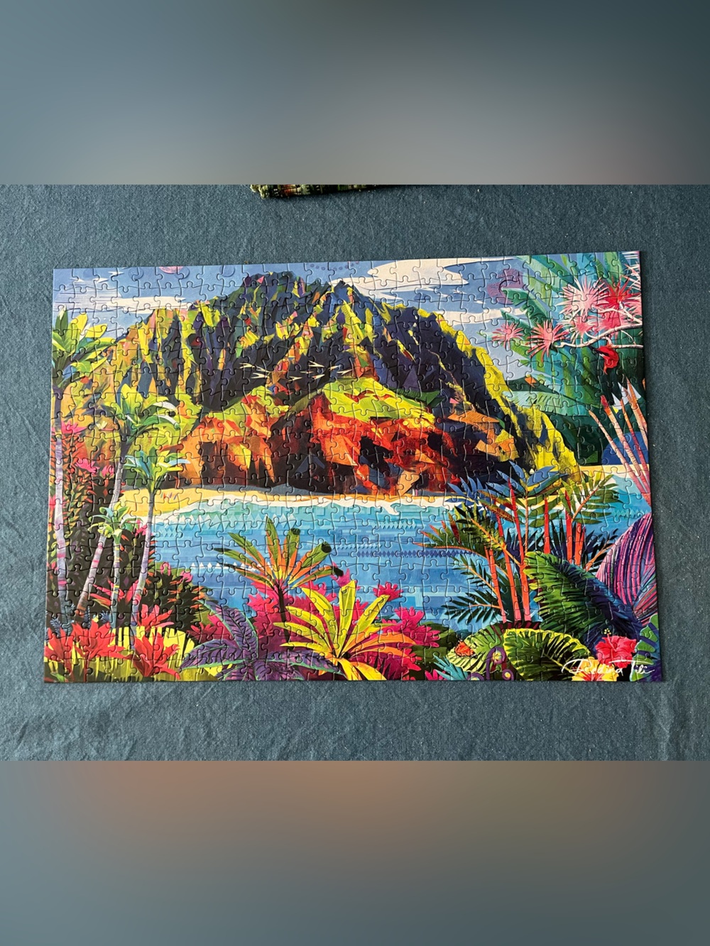 Buffalo Games 500 piece jigsaw puzzle Redina Tili tropical landscape